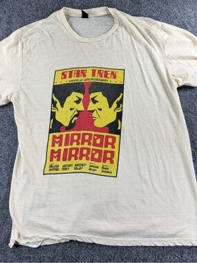 Star Trek Mirror Mirror Graphic Tee - Cream